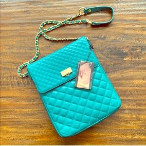 BODHI Bags - BODHI iPad Purse NWT Emerald Color Gold Chain BODHI Bags - BODHI iPad Purse NWT Emerald Color Gold Chain